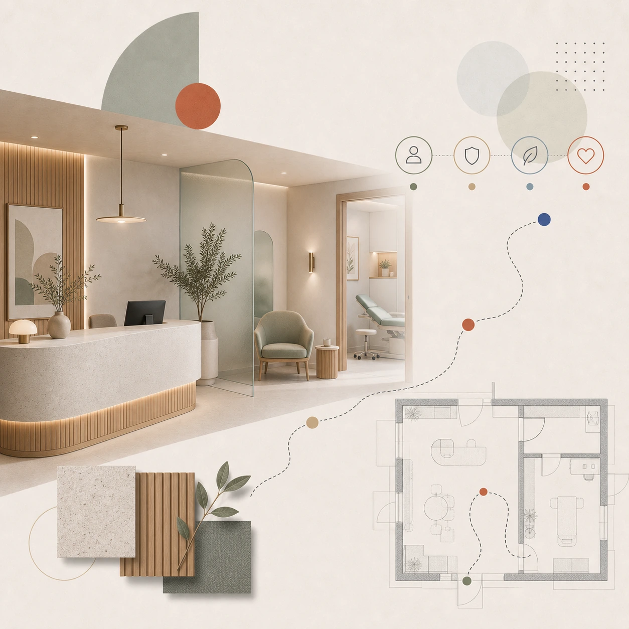 Klinik och vårdmiljö inredning – design för patientupplevelse Sverige