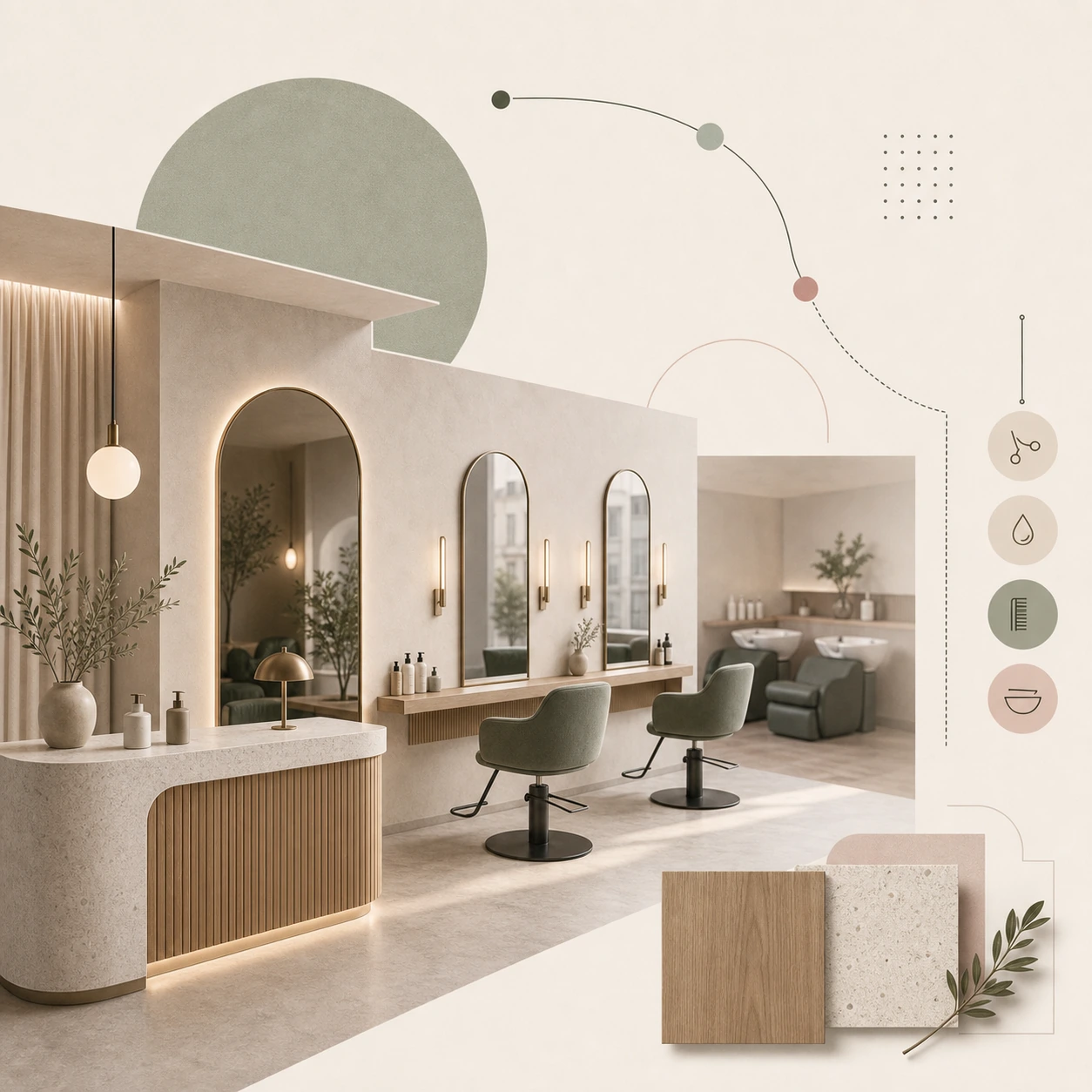 salongsinredning-i-stockholm-frisor-beauty-och-premiumkundens-forsta-intryck